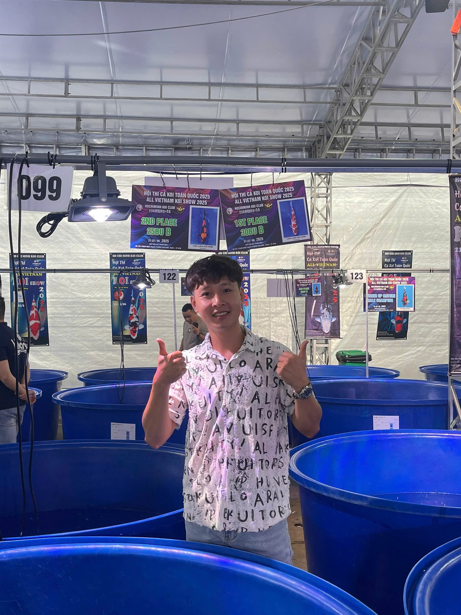 Đỗ Thanh Long tại All Vietnam Koi Show